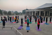 Kunwars Global School-Yoga Activity